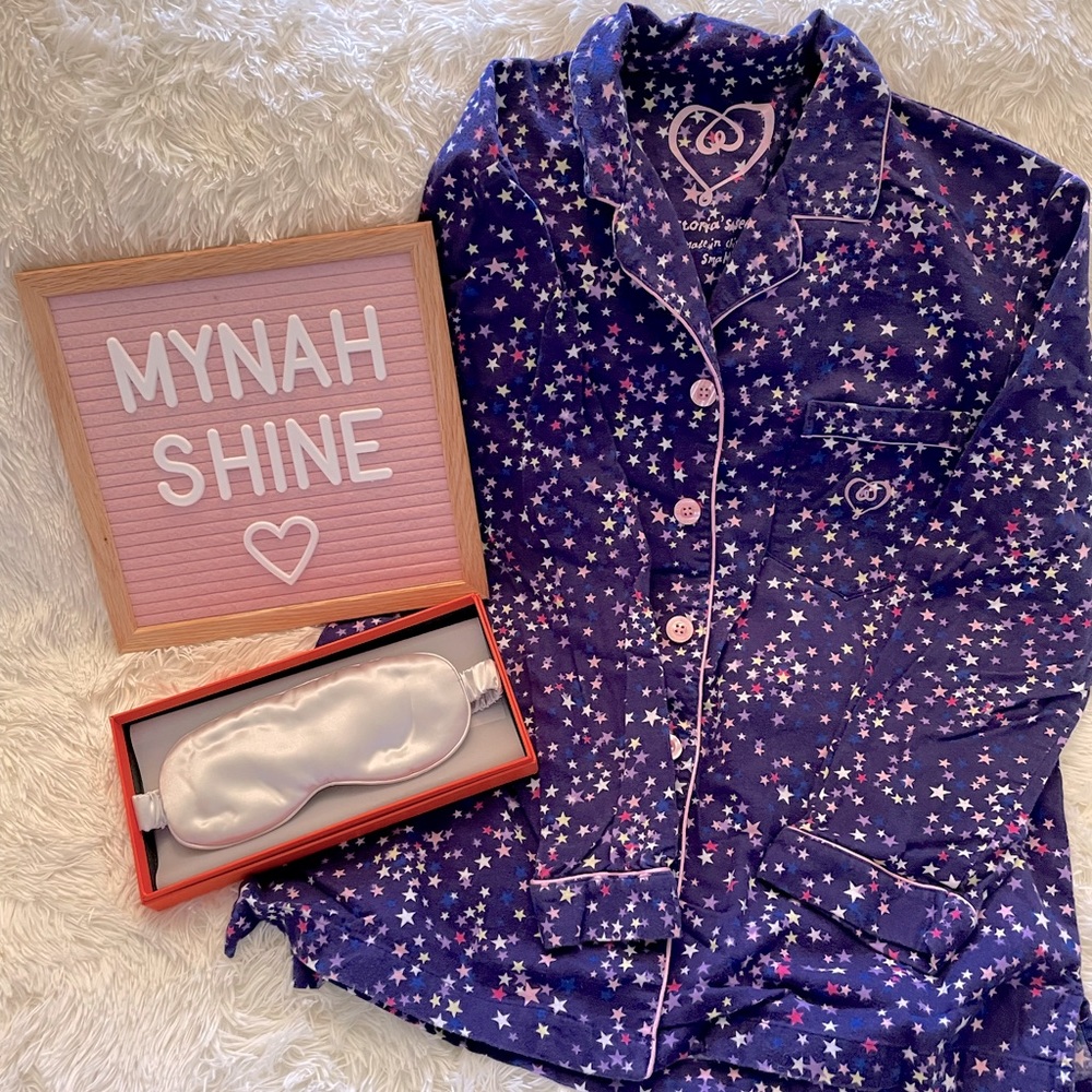 Victoria Secret Nightshirt & Silk Sleep mask